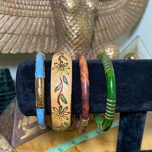 Vintage Multicolor Bangle Set